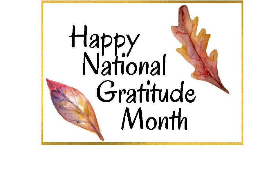 Happy National Gratitude Month! Whiting Library